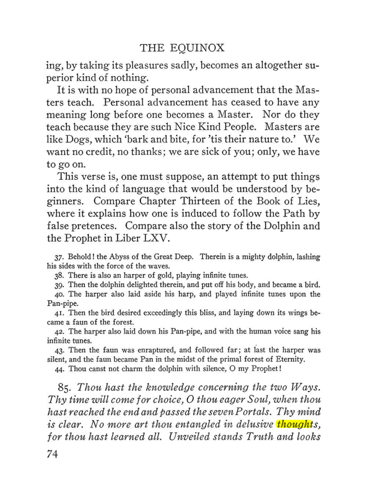 Original scan of The Equinox (Volume III, Number I), PDF page 396