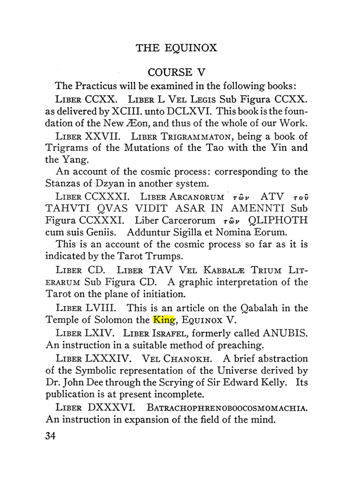 Original scan of The Equinox (Volume III, Number I), PDF page 40