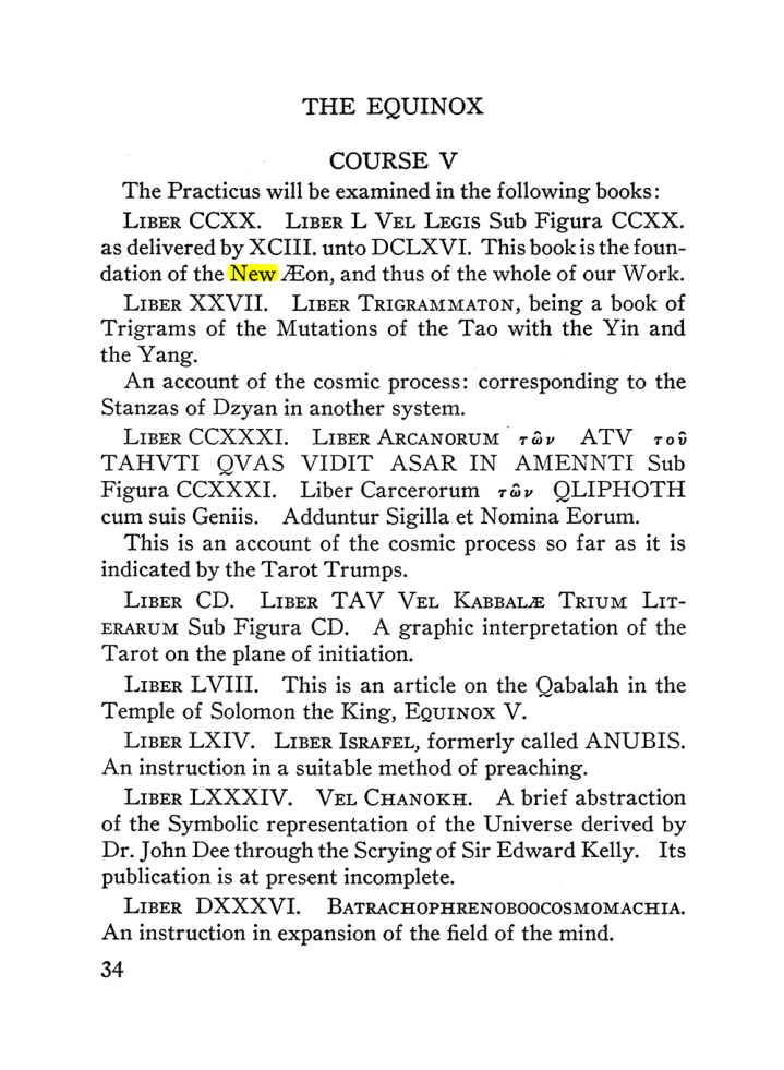 Original scan of The Equinox (Volume III, Number I), PDF page 40