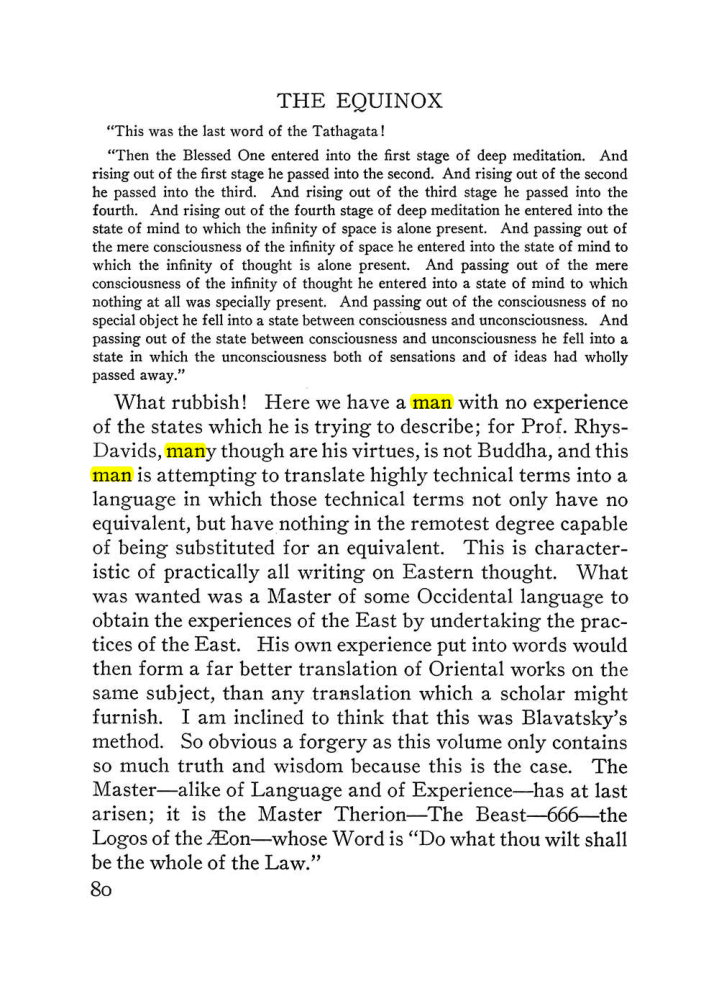 Original scan of The Equinox (Volume III, Number I), PDF page 402