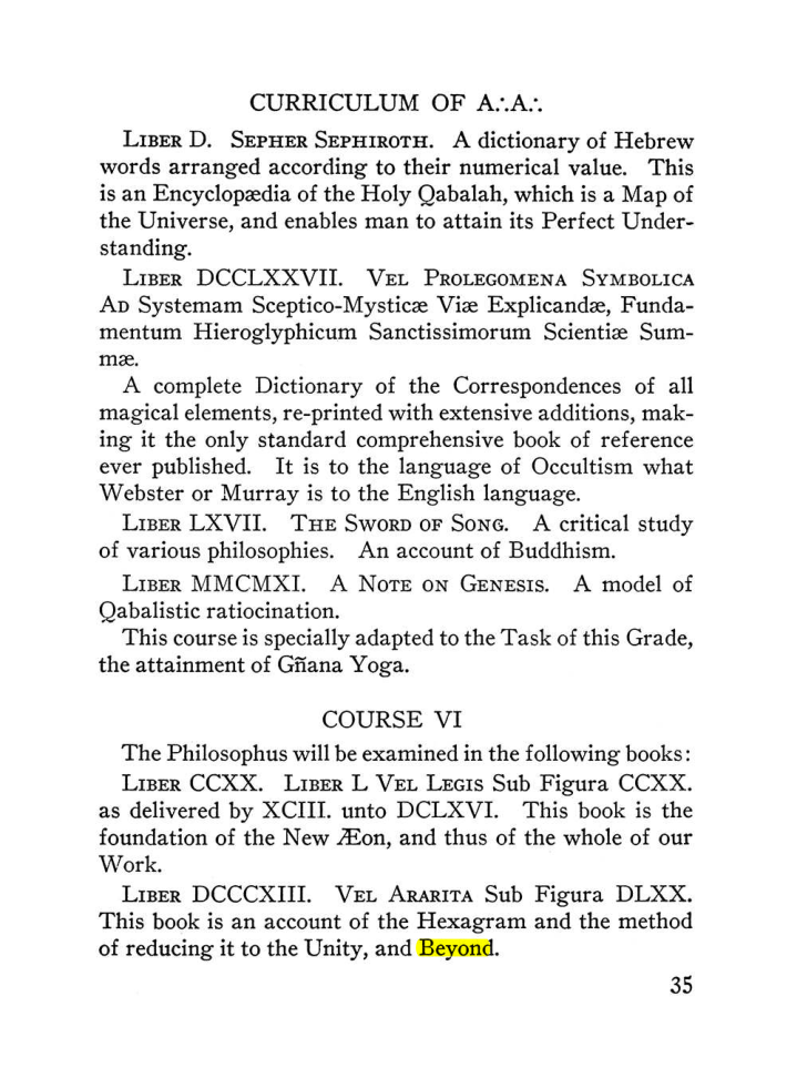 Original scan of The Equinox (Volume III, Number I), PDF page 41
