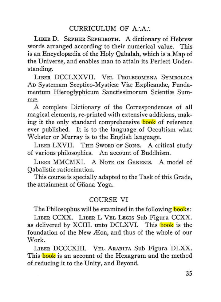 Original scan of The Equinox (Volume III, Number I), PDF page 41
