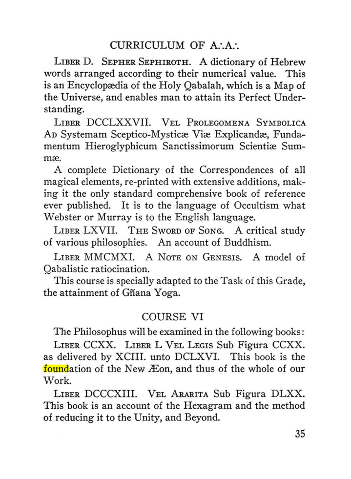 Original scan of The Equinox (Volume III, Number I), PDF page 41