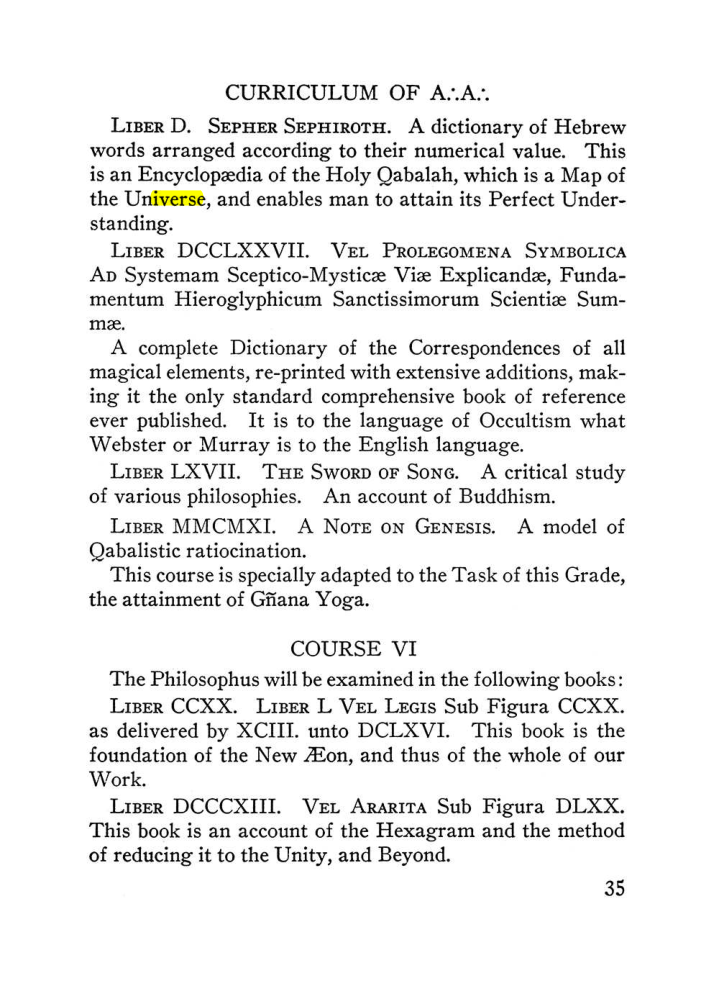 Original scan of The Equinox (Volume III, Number I), PDF page 41