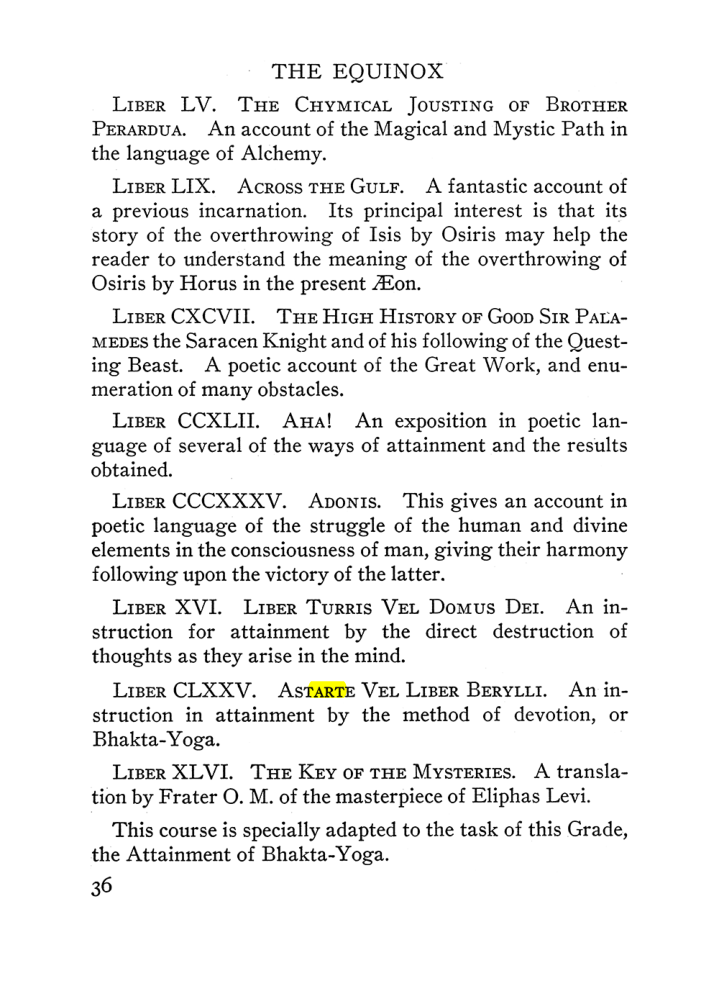 Original scan of The Equinox (Volume III, Number I), PDF page 42
