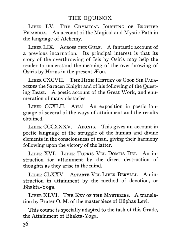 Original scan of The Equinox (Volume III, Number I), PDF page 42