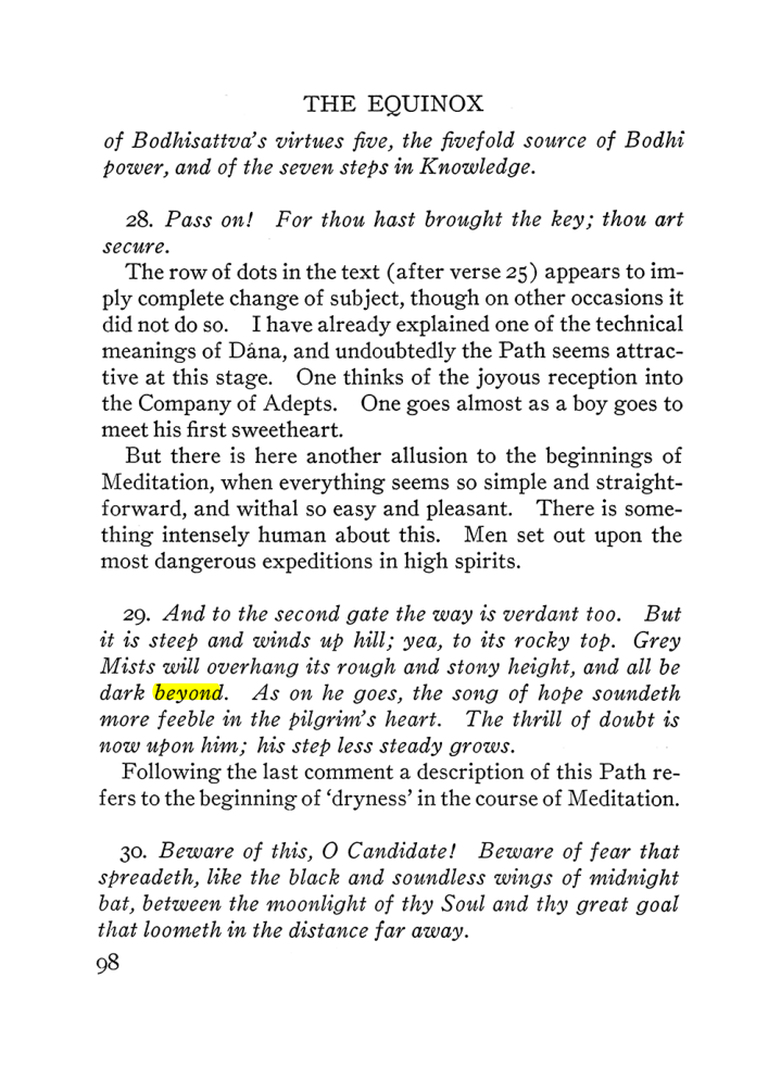 Original scan of The Equinox (Volume III, Number I), PDF page 420
