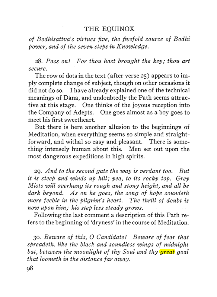 Original scan of The Equinox (Volume III, Number I), PDF page 420