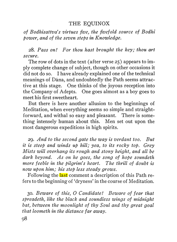 Original scan of The Equinox (Volume III, Number I), PDF page 420