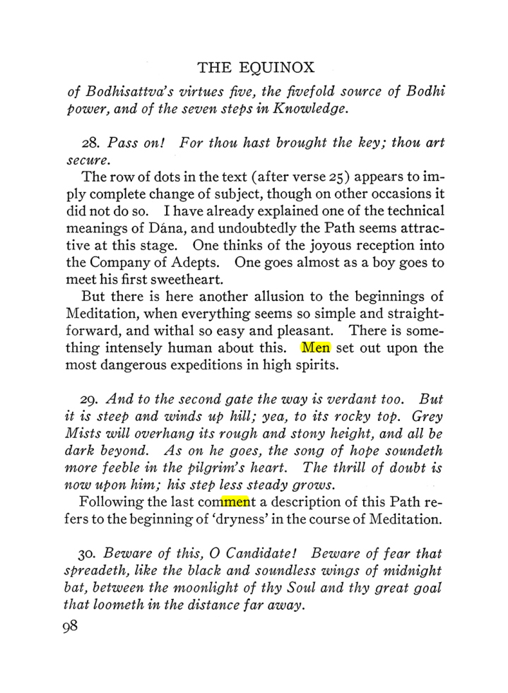 Original scan of The Equinox (Volume III, Number I), PDF page 420