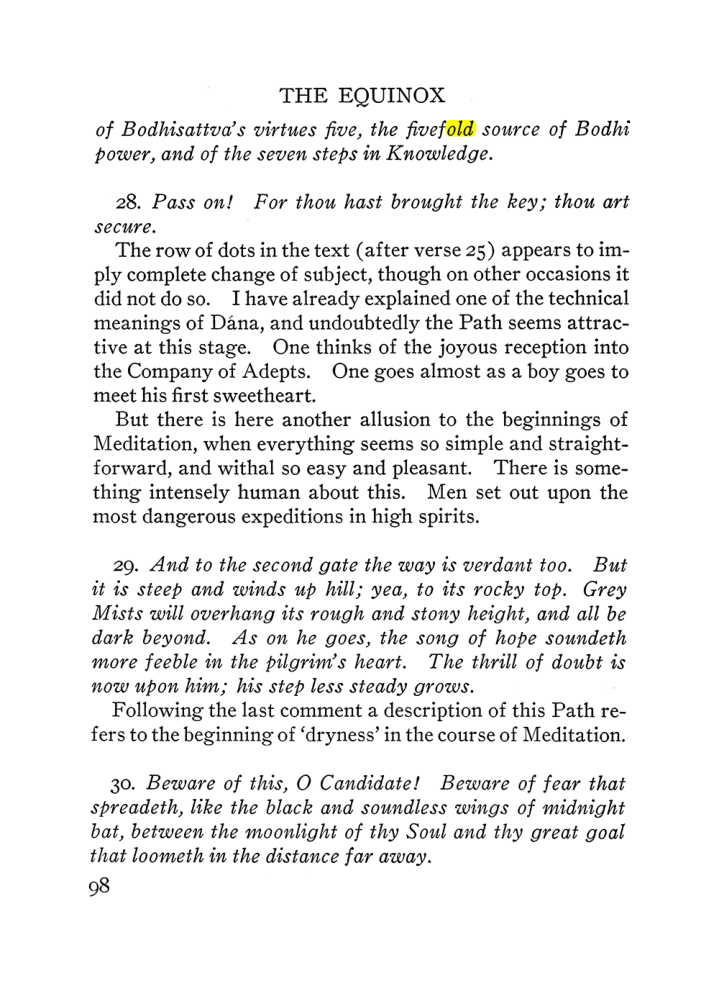 Original scan of The Equinox (Volume III, Number I), PDF page 420
