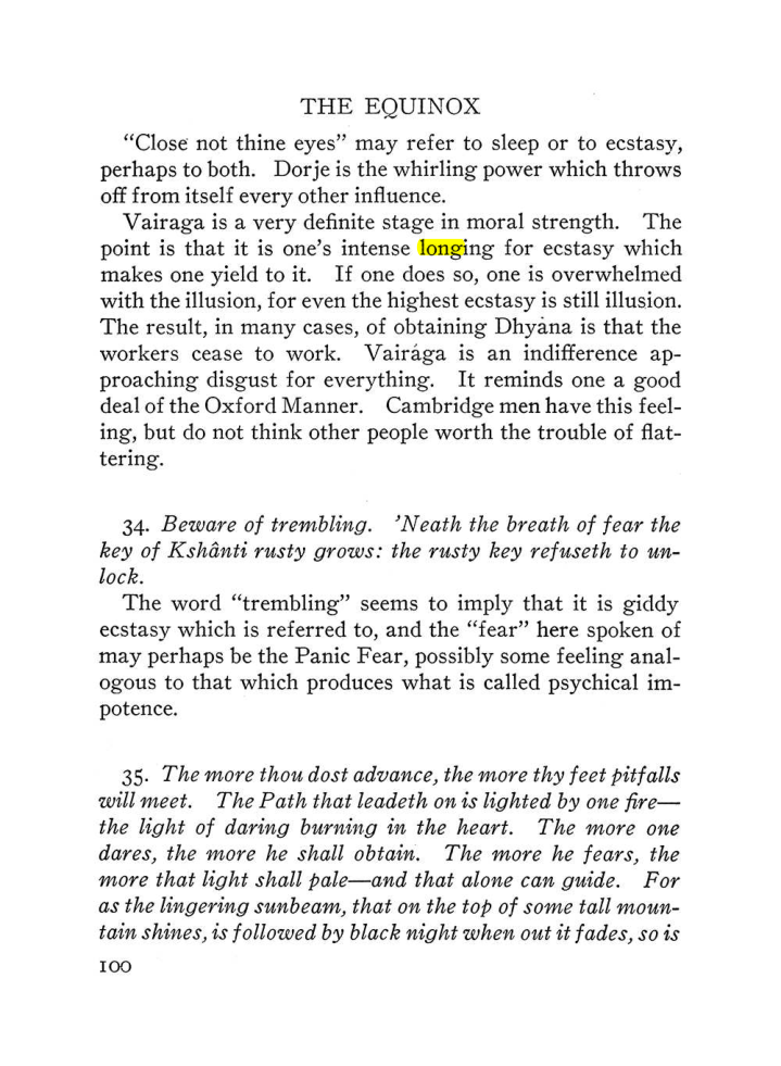 Original scan of The Equinox (Volume III, Number I), PDF page 422