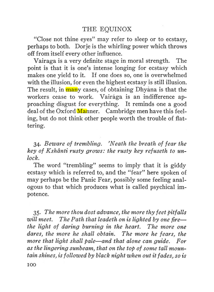Original scan of The Equinox (Volume III, Number I), PDF page 422