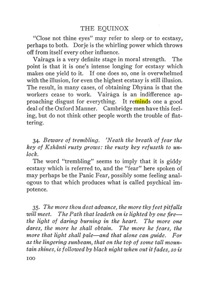 Original scan of The Equinox (Volume III, Number I), PDF page 422