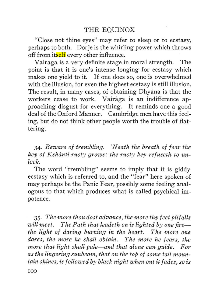 Original scan of The Equinox (Volume III, Number I), PDF page 422