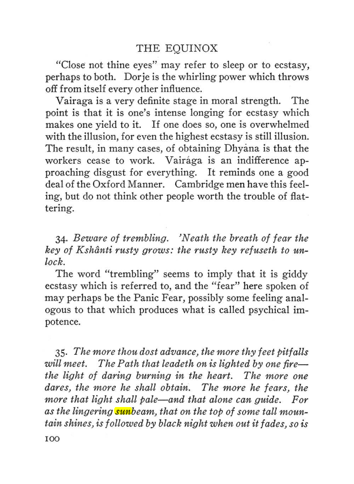 Original scan of The Equinox (Volume III, Number I), PDF page 422
