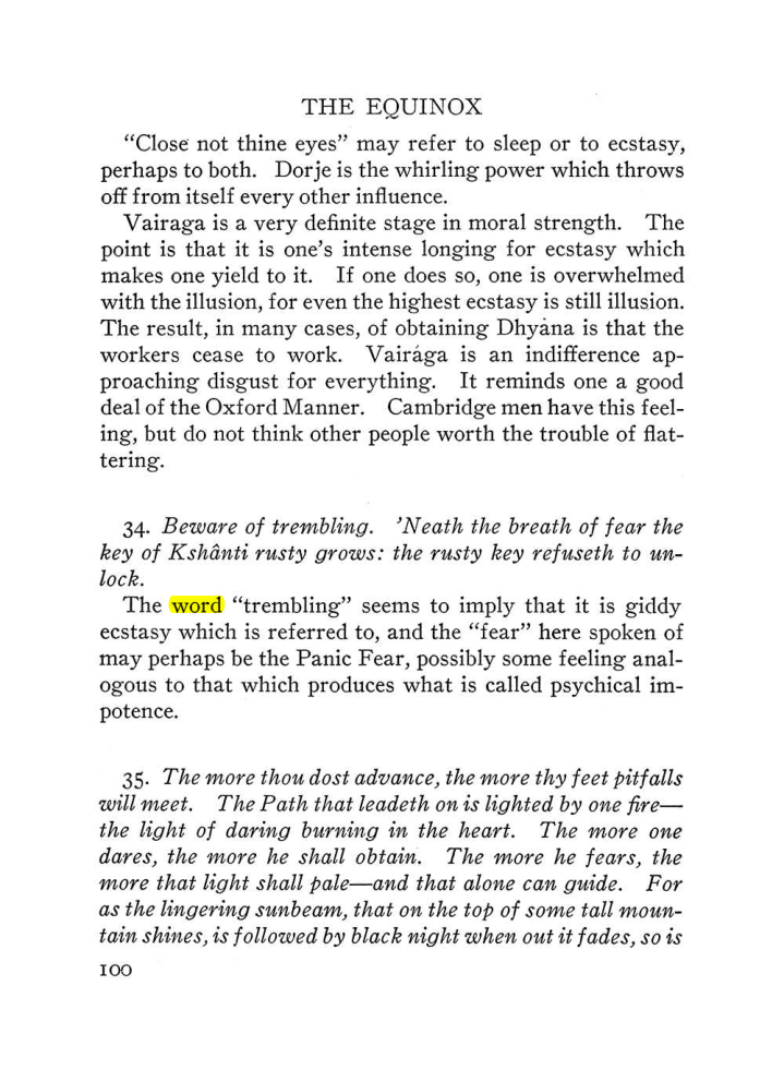Original scan of The Equinox (Volume III, Number I), PDF page 422