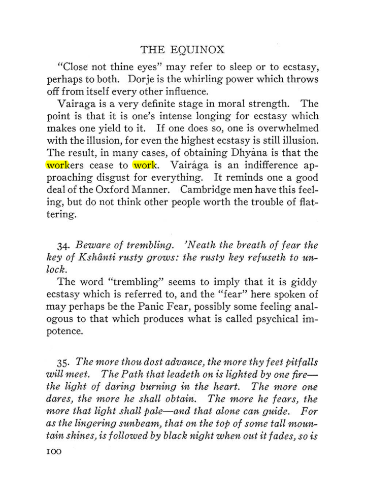 Original scan of The Equinox (Volume III, Number I), PDF page 422