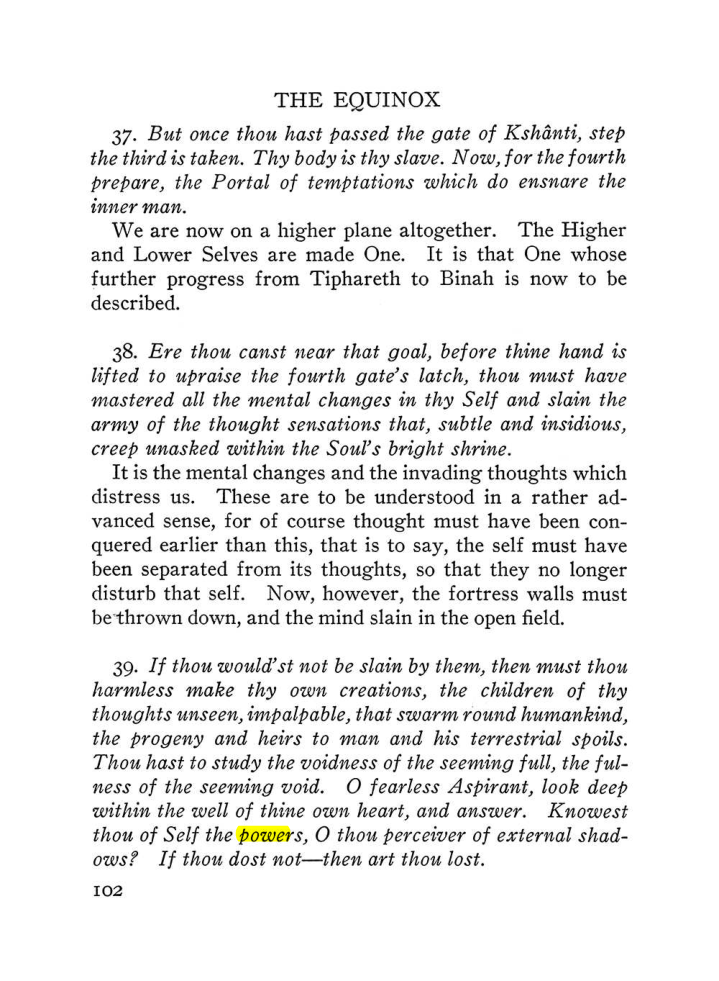 Original scan of The Equinox (Volume III, Number I), PDF page 424