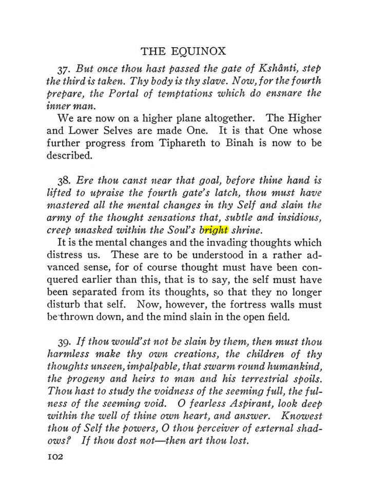 Original scan of The Equinox (Volume III, Number I), PDF page 424