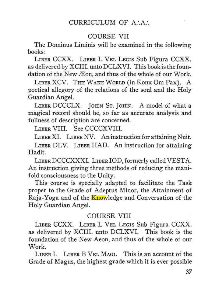 Original scan of The Equinox (Volume III, Number I), PDF page 43