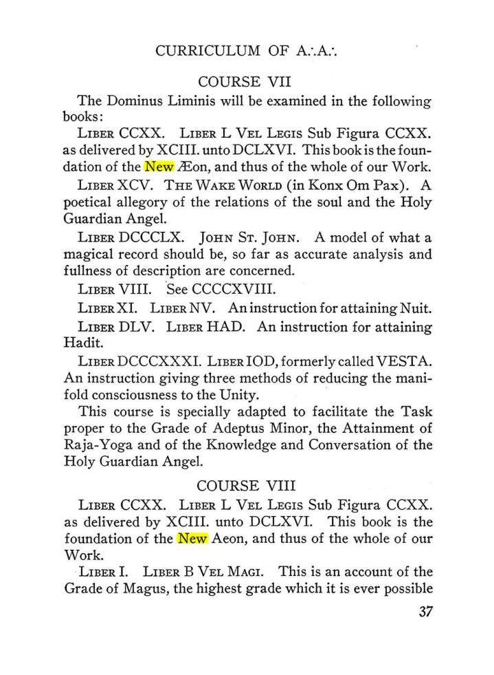 Original scan of The Equinox (Volume III, Number I), PDF page 43