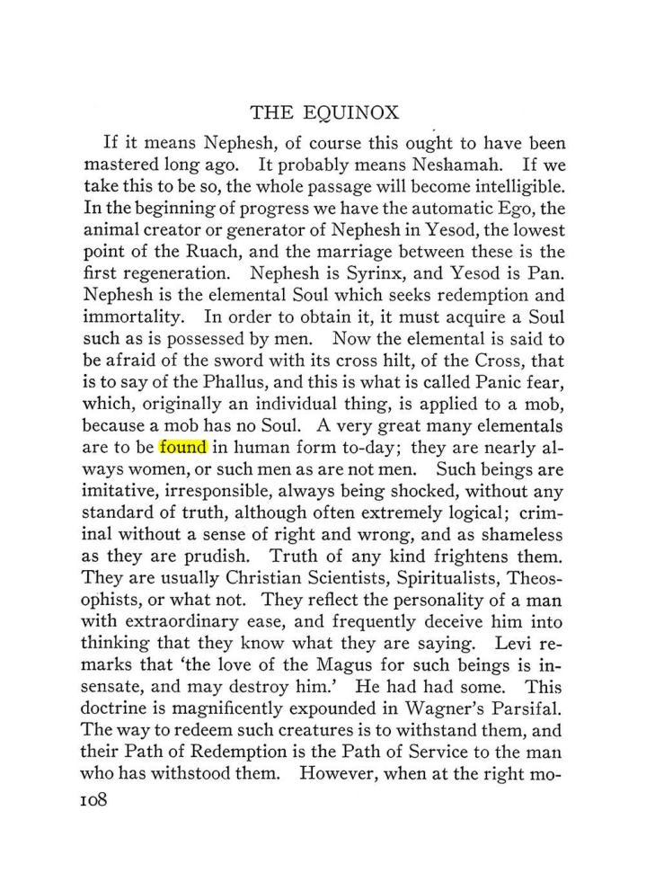 Original scan of The Equinox (Volume III, Number I), PDF page 430