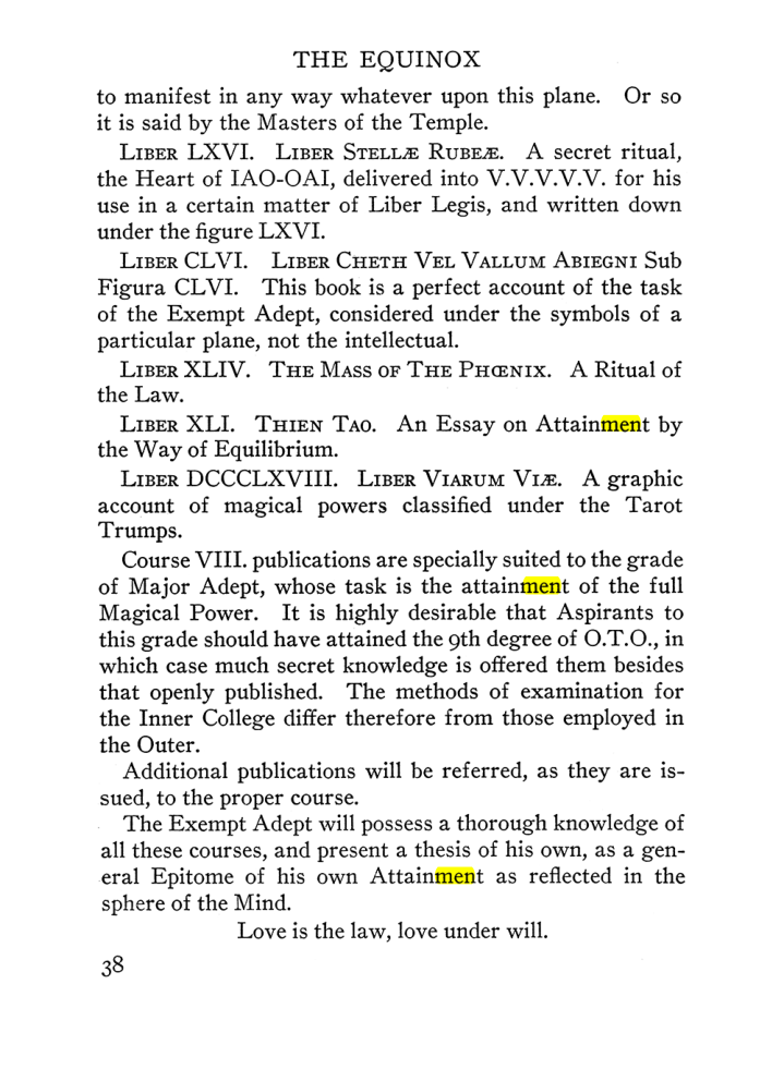Original scan of The Equinox (Volume III, Number I), PDF page 44