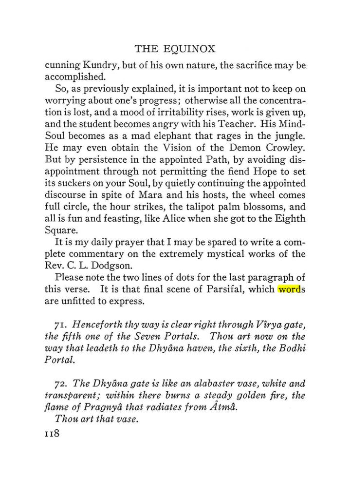 Original scan of The Equinox (Volume III, Number I), PDF page 440
