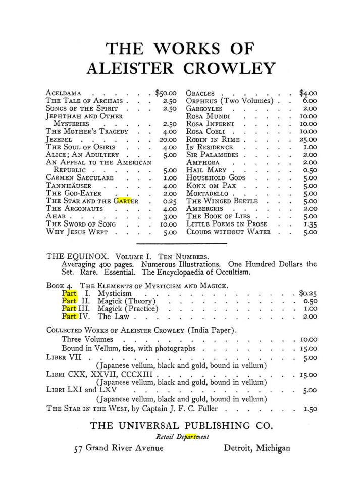 Original scan of The Equinox (Volume III, Number I), PDF page 455