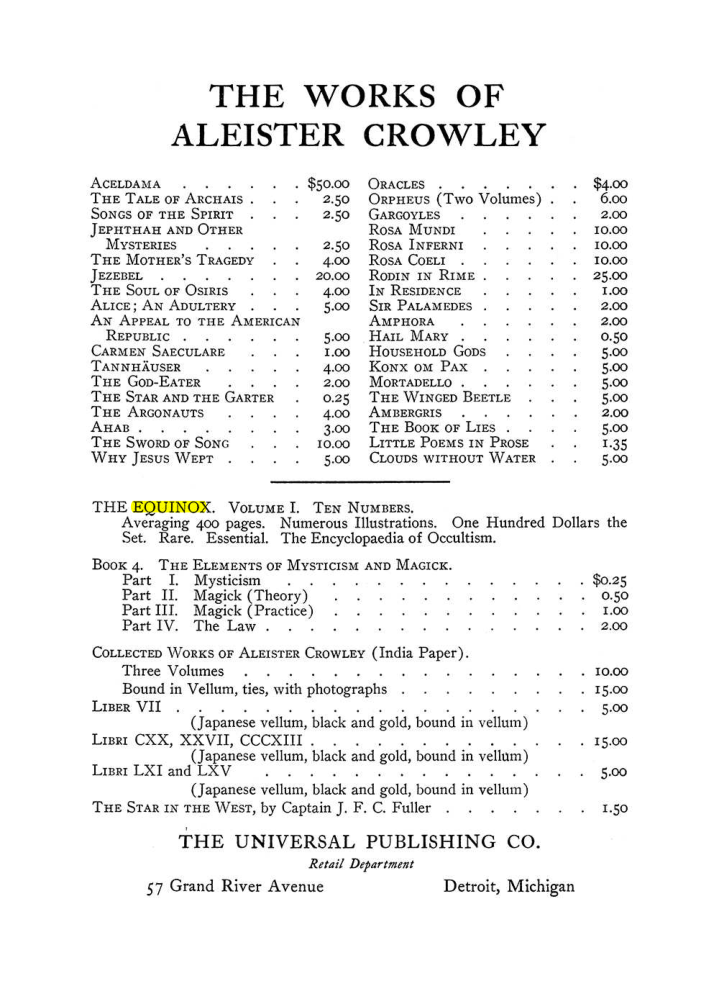 Original scan of The Equinox (Volume III, Number I), PDF page 455