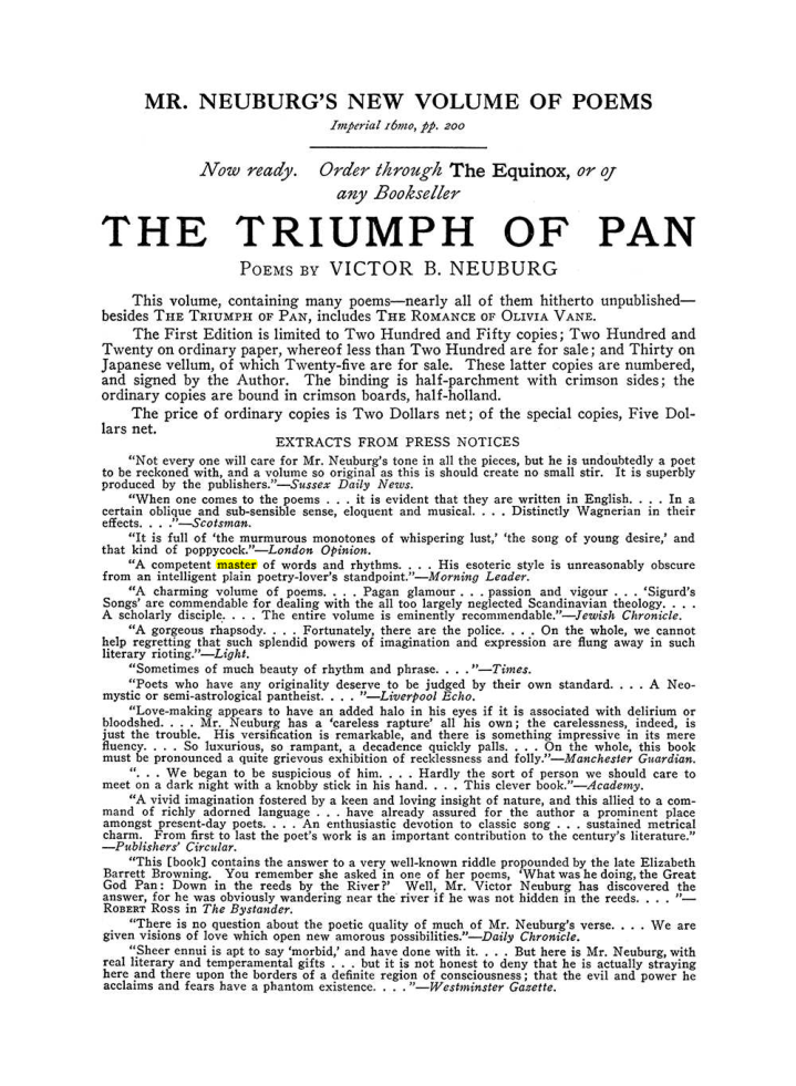 Original scan of The Equinox (Volume III, Number I), PDF page 458