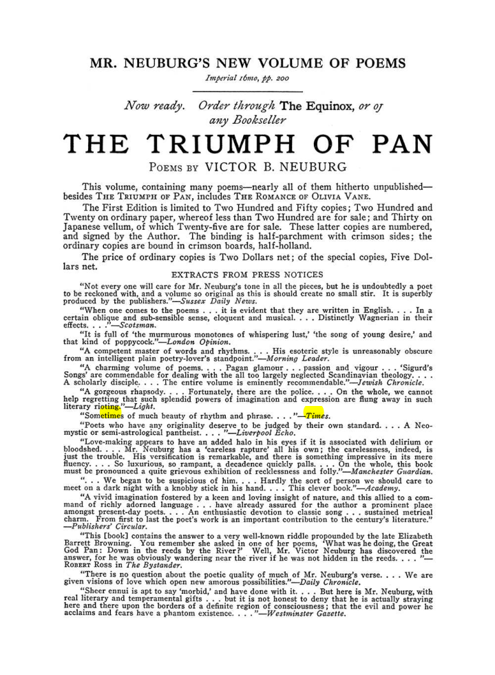 Original scan of The Equinox (Volume III, Number I), PDF page 458