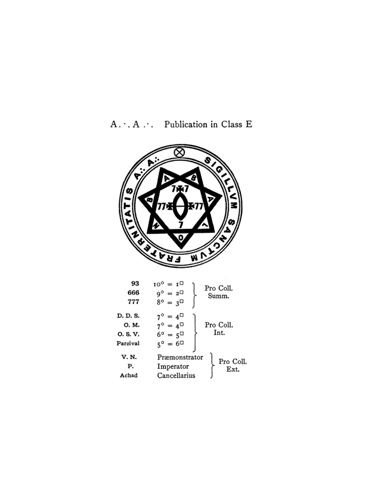 Original scan of The Equinox (Volume III, Number I), PDF page 46