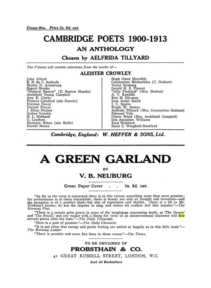 Original scan of The Equinox (Volume III, Number I), PDF page 460