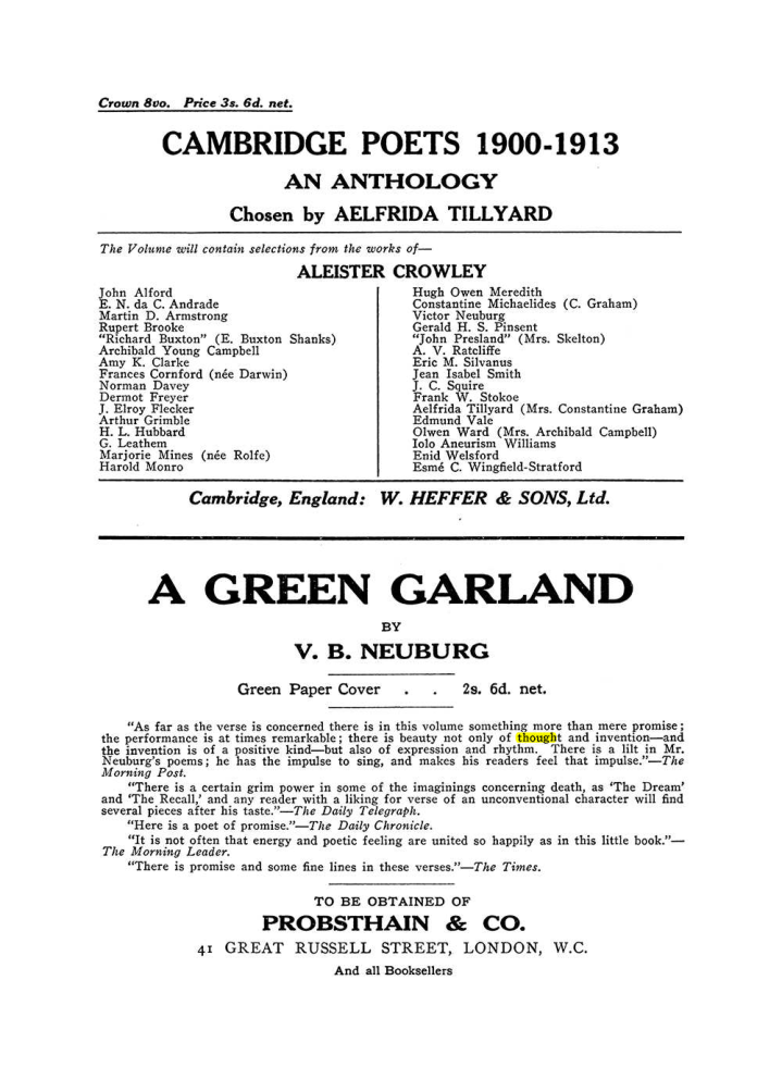 Original scan of The Equinox (Volume III, Number I), PDF page 460
