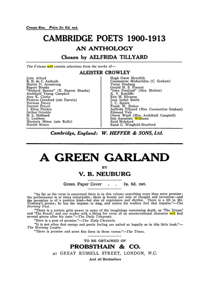 Original scan of The Equinox (Volume III, Number I), PDF page 460