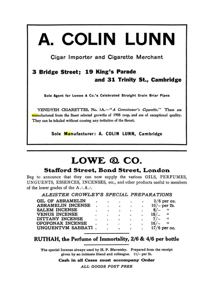 Original scan of The Equinox (Volume III, Number I), PDF page 461