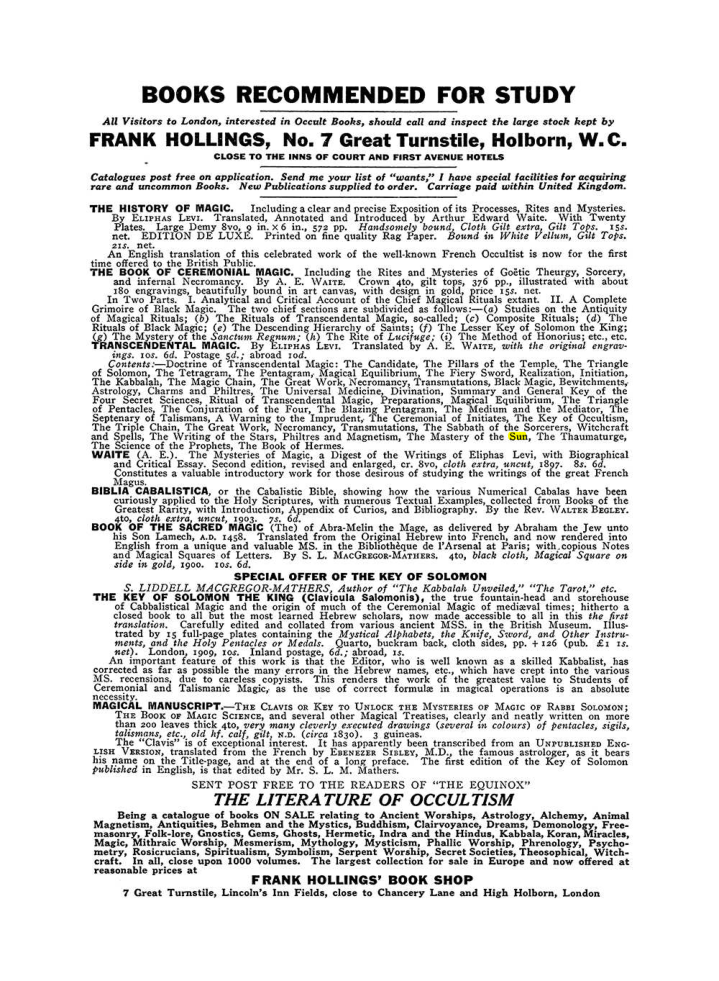Original scan of The Equinox (Volume III, Number I), PDF page 462