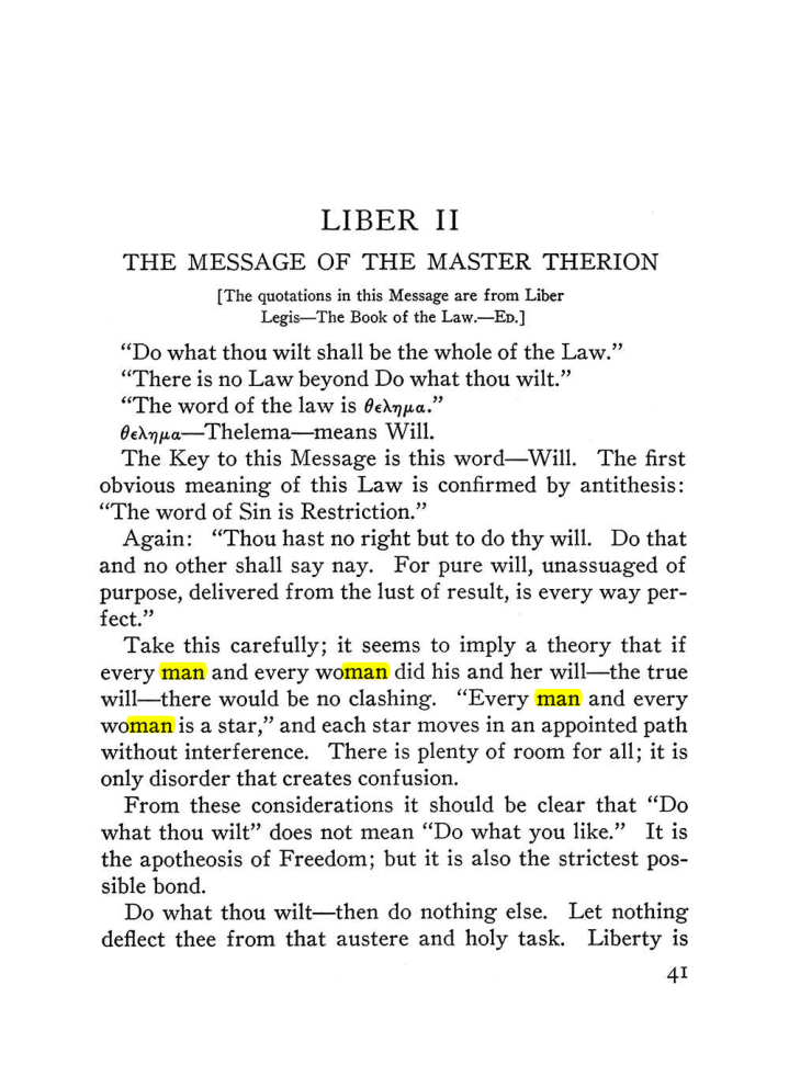 Original scan of The Equinox (Volume III, Number I), PDF page 47