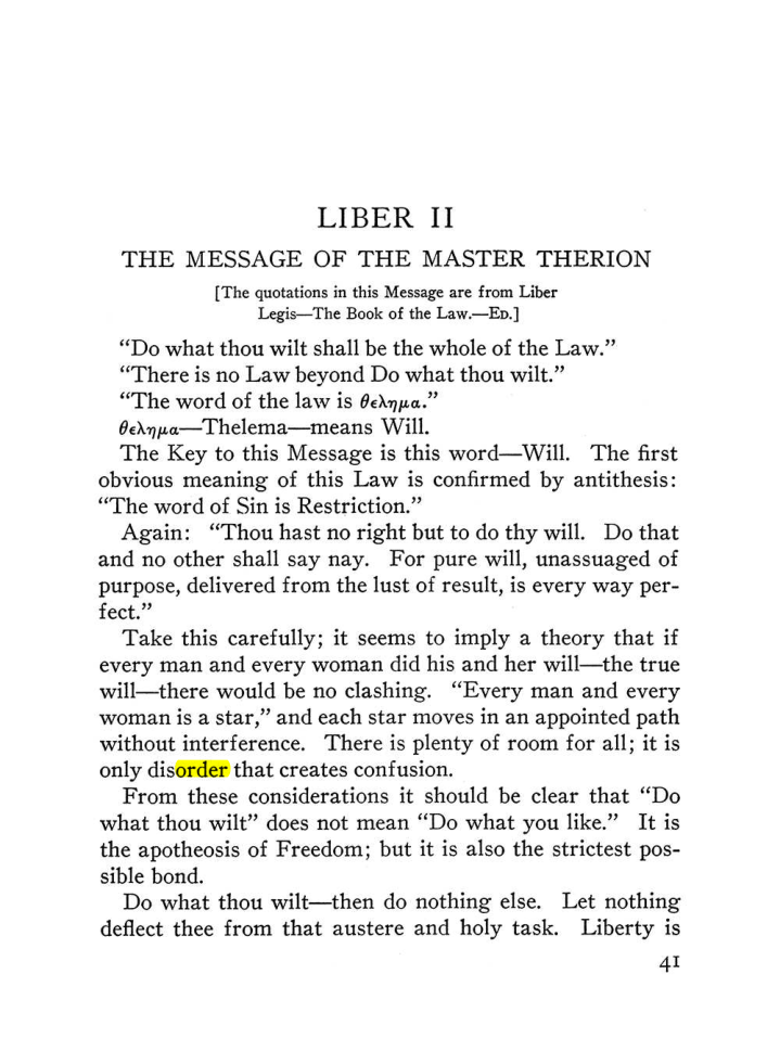 Original scan of The Equinox (Volume III, Number I), PDF page 47