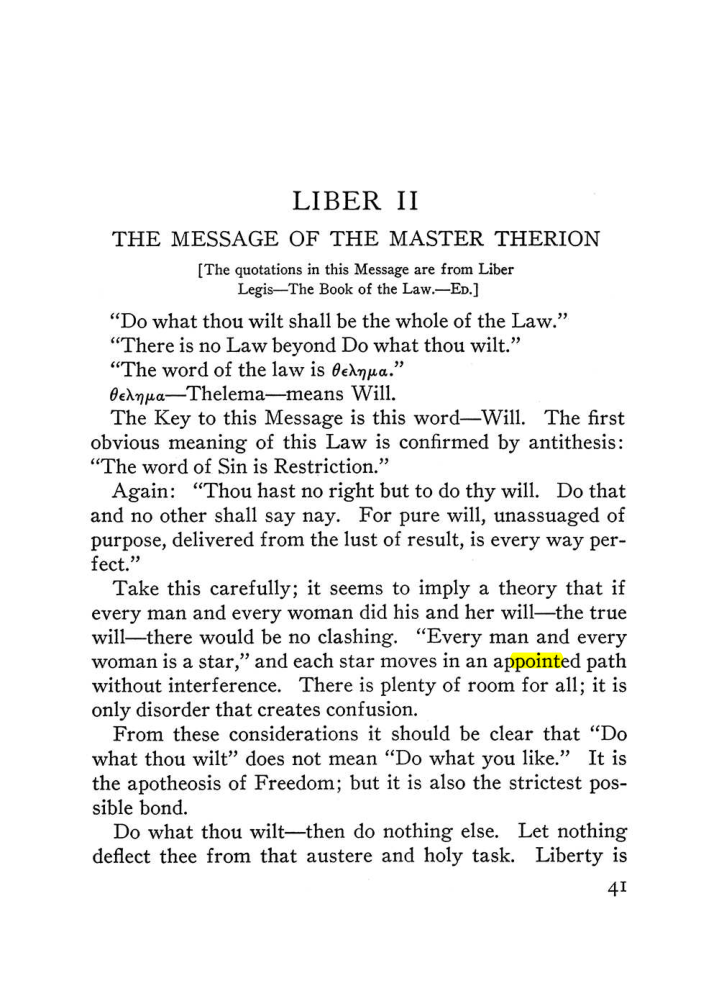 Original scan of The Equinox (Volume III, Number I), PDF page 47