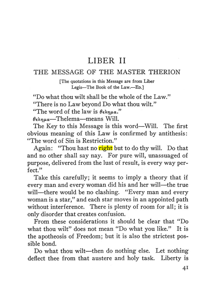 Original scan of The Equinox (Volume III, Number I), PDF page 47