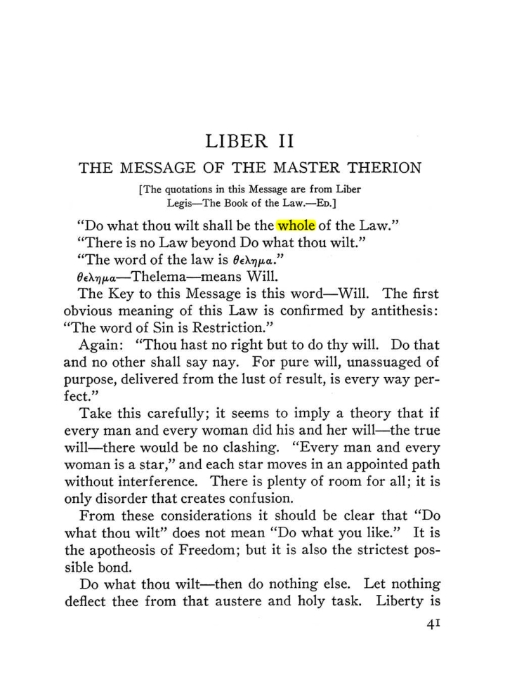 Original scan of The Equinox (Volume III, Number I), PDF page 47