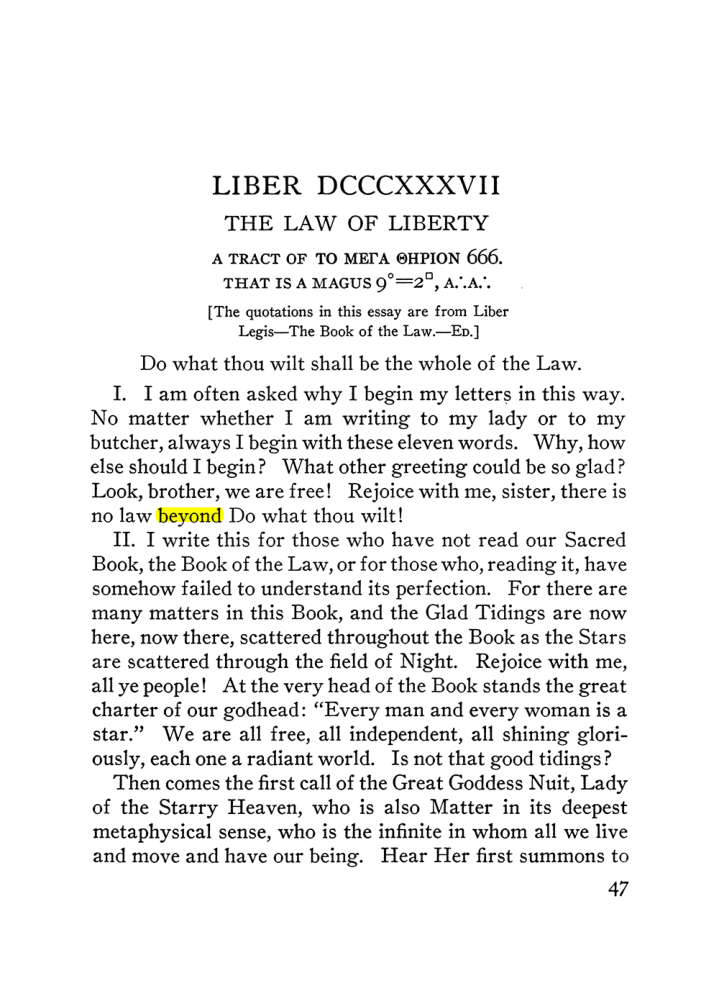 Original scan of The Equinox (Volume III, Number I), PDF page 53