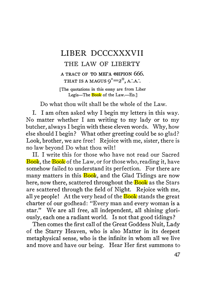 Original scan of The Equinox (Volume III, Number I), PDF page 53