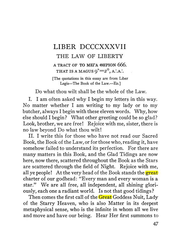 Original scan of The Equinox (Volume III, Number I), PDF page 53