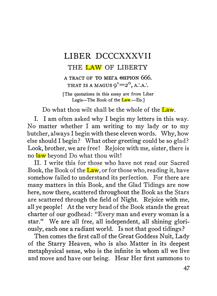 Original scan of The Equinox (Volume III, Number I), PDF page 53