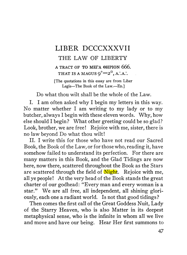 Original scan of The Equinox (Volume III, Number I), PDF page 53