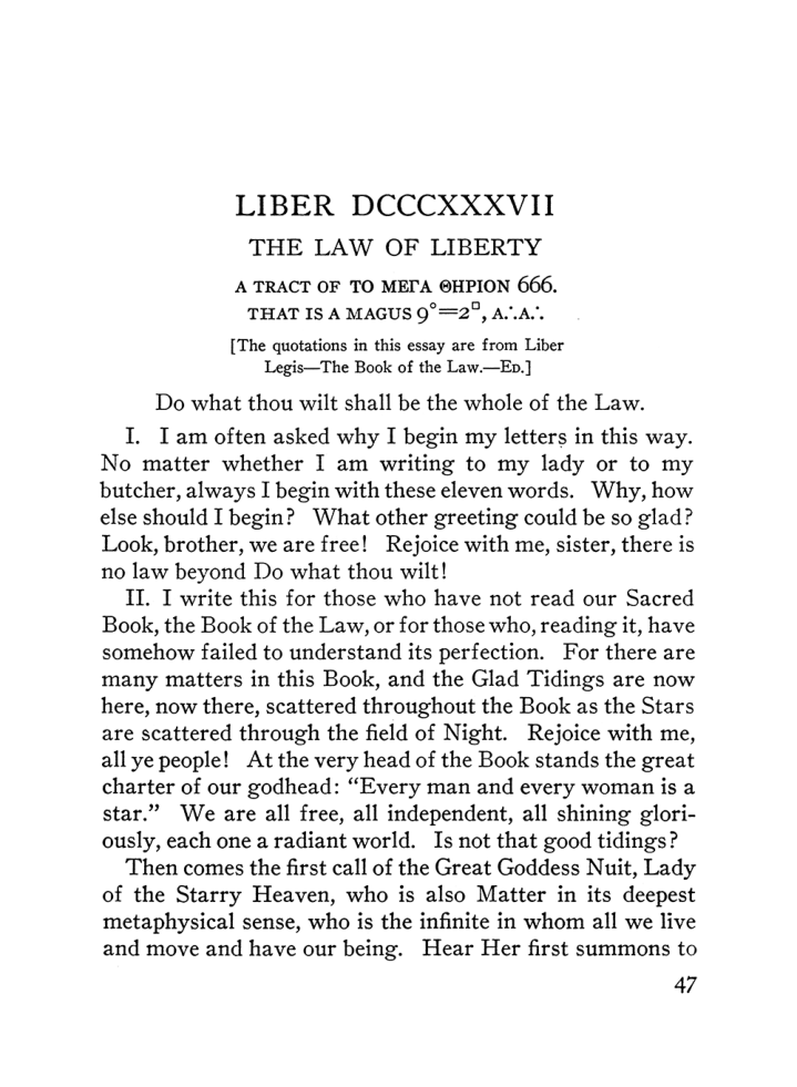Original scan of The Equinox (Volume III, Number I), PDF page 53
